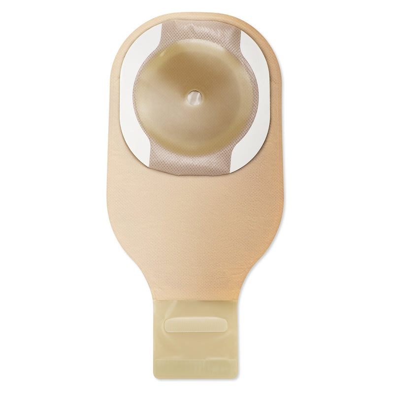 Premier™ Ostomy Pouch One-Piece System 12 Inch Length Flat, Pre-Cut 1-9/16 Inch Stoma Drainable (1032323_BX) 10/BX