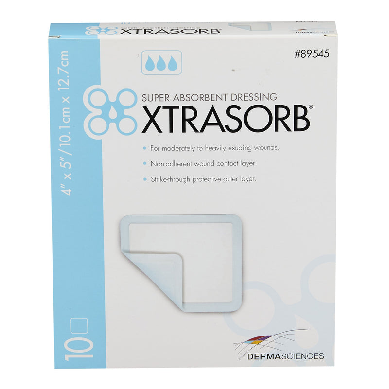 Xtrasorb™ Classic Super Absorbent Dressing Nonadhesive 4 X 5 Inch Rectangle (785622_EA) 1/EA