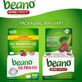 Beano® Gas Relief 400 GALU Strength Tablet 100 per Bottle (848165_BT) 1/BT