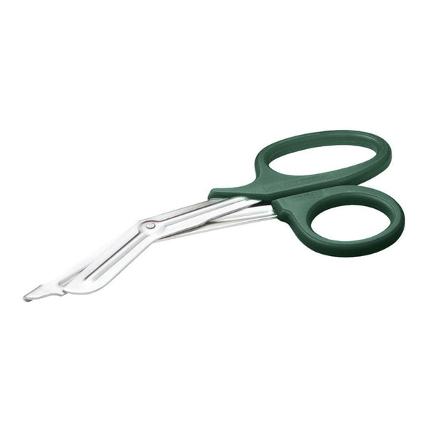 McKesson Medicut™ Trauma Shears Green 7-1/4 Inch Length Medical Grade Stainless Steel NonSterile Finger Ring Handle Blunt Tip / Blunt Tip (1089413_CS) 10/CS