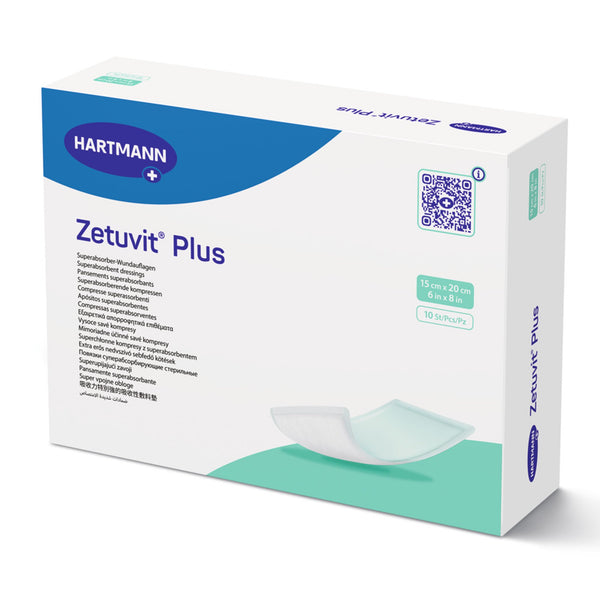 Zetuvit® Plus Super Absorbent Dressing Without Adhesive 6 X 8 Inch Rectangle (1161230_EA) 1/EA