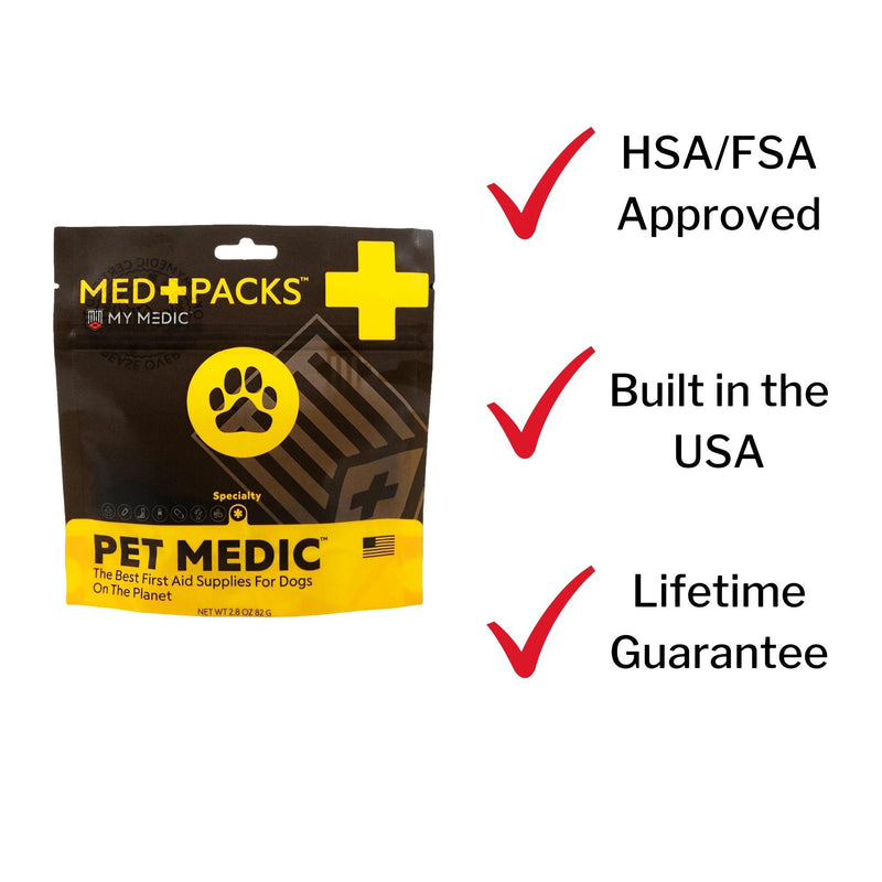 My Medic™ MED PACKS Pet Medic Pet First Aid Kit Plastic Pouch (1207735_EA) 1/EA