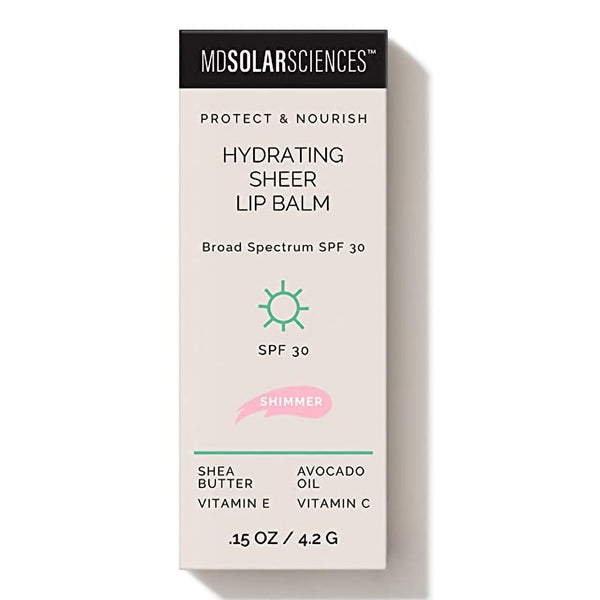 MDSolarsciences™ Hydrating Sheer SPF 30 Tinted Lip Balm with Sunscreen 0.15 oz. Tube (1230952_PK) 6/PK