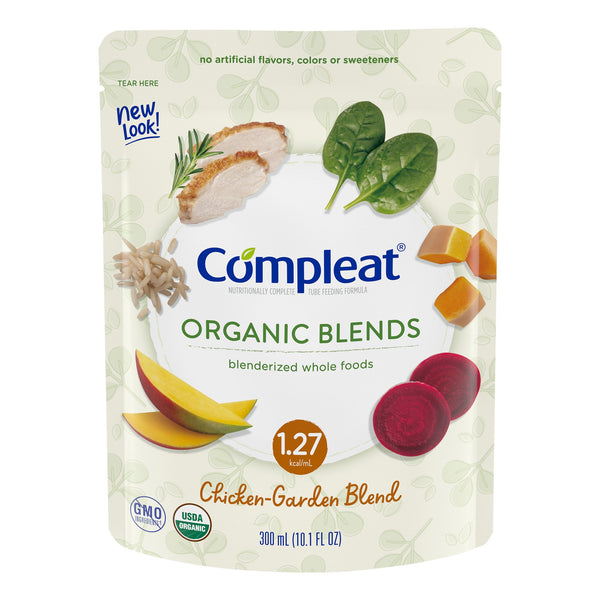 Compleat® Organic Blends Oral Supplement Chicken-Garden Flavor Liquid 10.1 oz. Pouch (1092417_EA) 1/EA