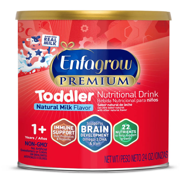 Enfagrow® Premium™ Toddler Pediatric Oral Supplement Unflavored 24 oz. Can Powder (1251725_EA) 1/EA