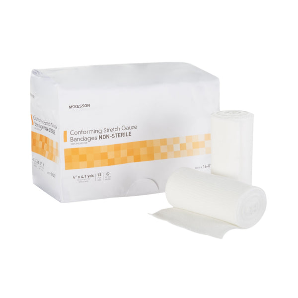 McKesson Conforming Bandage 4 Inch X 4-1/10 Yard NonSterile 12 per Pack (993034_BG) 12/BG