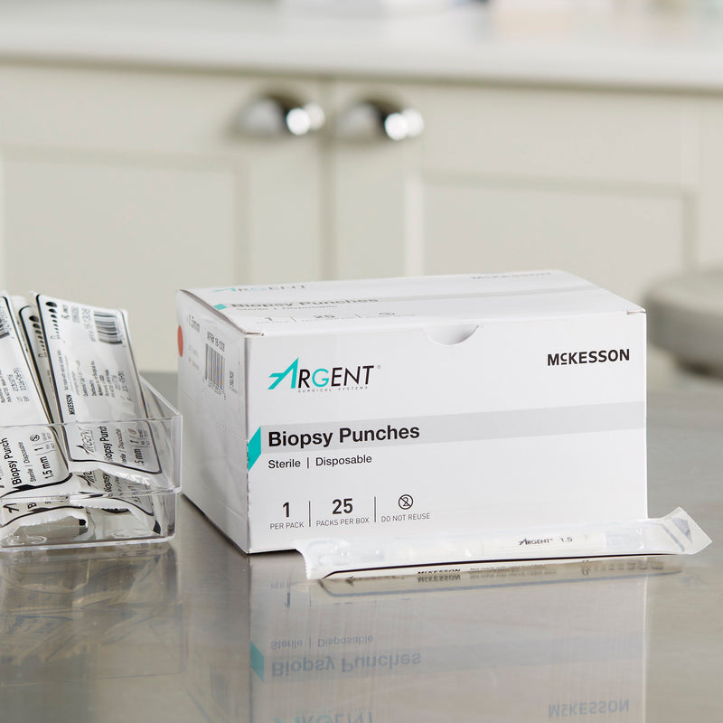McKesson Argent™ Biopsy Punch Dermal 1.5 mm (1175169_BX) 25/BX