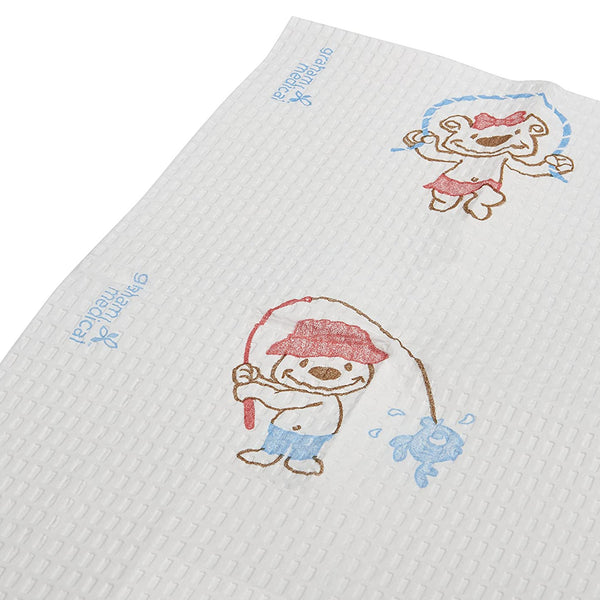 graham medical® Procedure Towel 13-1/2 W X 18 L Inch Teddy Bear Print NonSterile (327527_CS) 500/CS