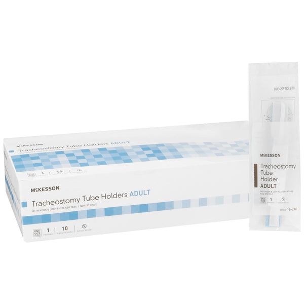 McKesson Tracheostomy Tube Holder 1 X 16-3/4 Inch Adult (512425_CS) 100/CS