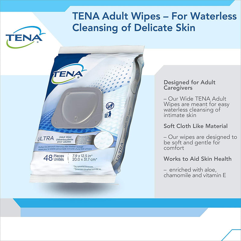 TENA ProSkin™ Classic Personal Cleansing Wipe Soft Pack Scented 48 Count (931644_PK) 48/PK