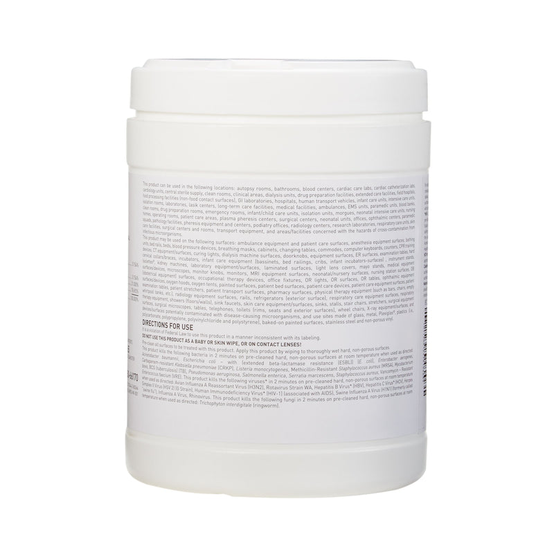 McKesson Surface Disinfectant Premoistened Manual Pull Wipe 65 Count Canister Alcohol Scent NonSterile (949454_CS) 12/CS