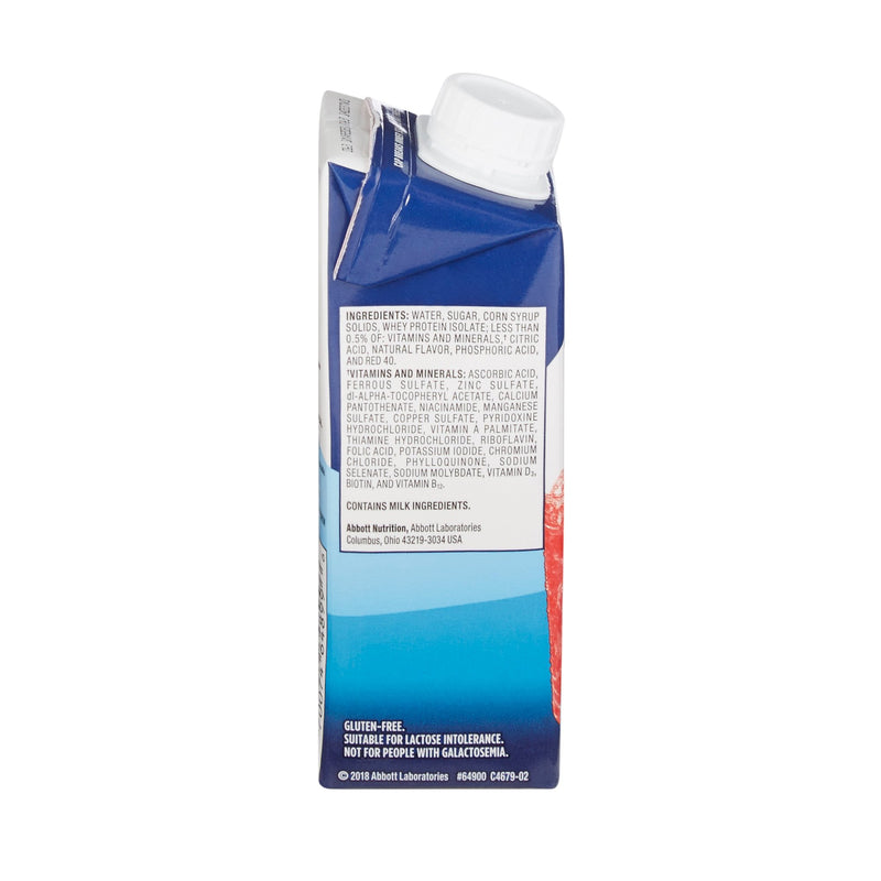 Ensure® Clear Therapeutic Nutrition Oral Supplement Mixed Berry Flavor Liquid 8 oz. Reclosable Carton (1048228_CS) 24/CS