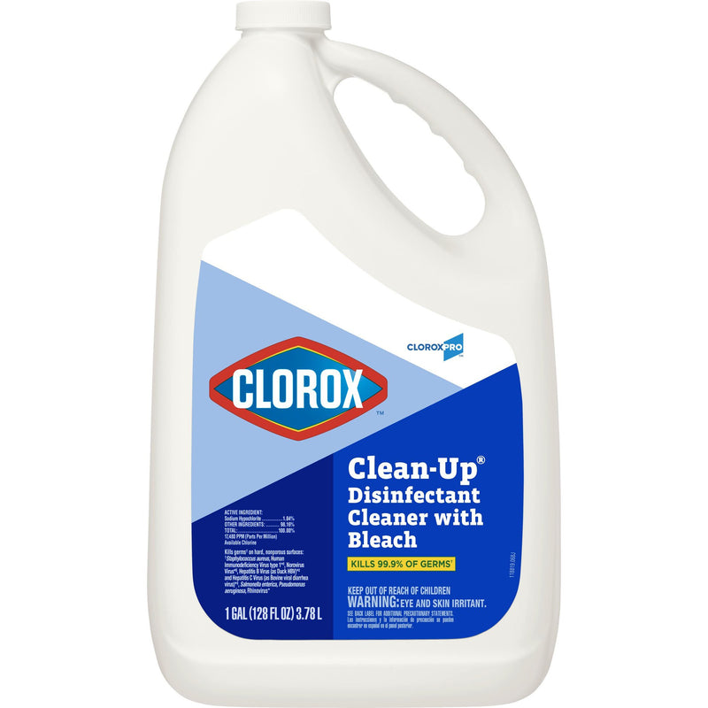 CloroxPro™ Clorox® Clean-Up® with Bleach Surface Disinfectant Cleaner Refill Manual Pour Liquid 1 gal. Jug Chlorine Scent NonSterile (898752_CS) 4/CS