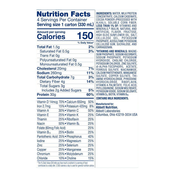 Glucerna® Protein Smart Shake Oral Supplement Chocolate Flavor Liquid 11 oz. Reclosable Carton (1199104_CS) 12/CS