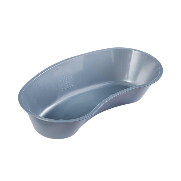 McKesson Emesis Basin Graphite 16 oz. Plastic Single Patient Use (1028127_CS) 250/CS