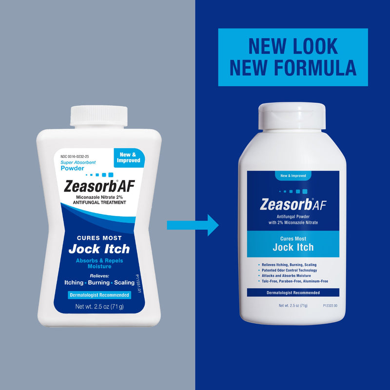 Zeasorb® AF Antifungal 2% Strength Powder 2.5 oz. Shaker Bottle (1148772_EA) 1/EA
