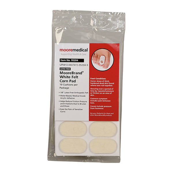 McKesson Pedi-Pad Corn Pad Size 101-A Adhesive Foot (1066448_PK) 10/PK