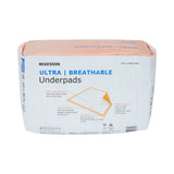 McKesson Ultra Breathable Disposable Underpad 23 X 36 Inch Fluff / Polymer Heavy Absorbency (724054_CS) 60/CS