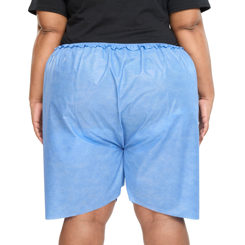 HPK Industries Exam Shorts 3X-Large Blue SMS Adult Disposable (898333_CS) 50/CS
