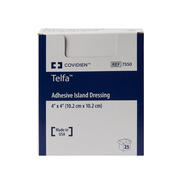 Telfa™ Island Dressing 4 X 4 Inch Square Sterile (473570_CS) 200/CS