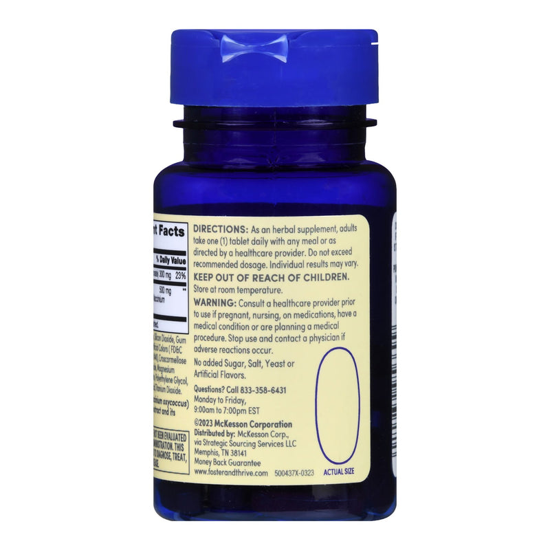 Foster & Thrive™ Dietary Supplement Cranberry 500 mg Strength Tablet 30 per Bottle (1238887_BT) 1/BT