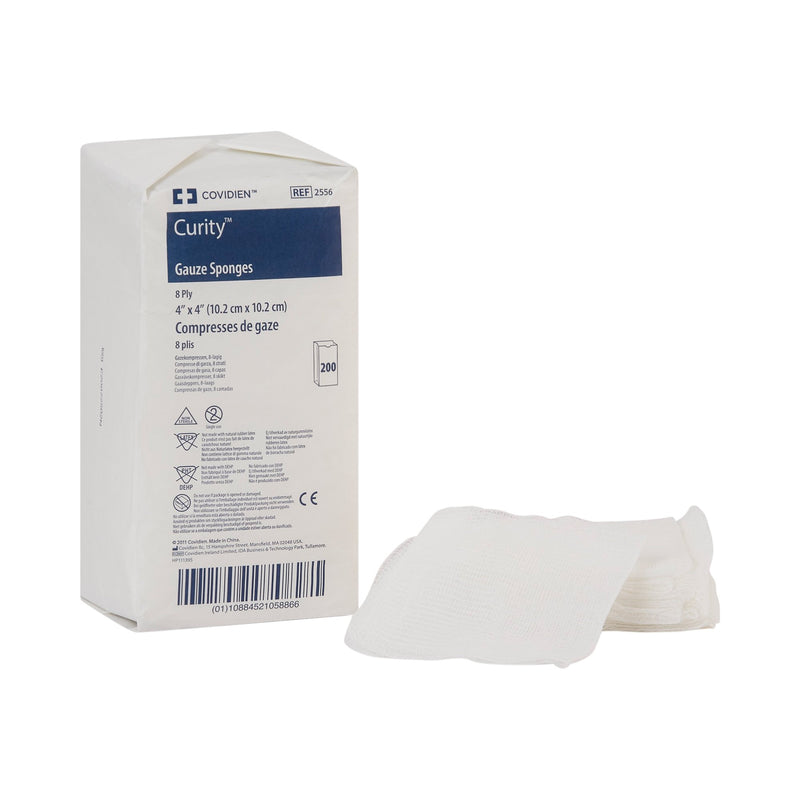 Curity™ Gauze Sponge 4 X 4 Inch 8-Ply NonSterile 200 per Pack (9995_BG) 200/BG