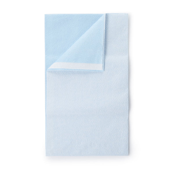 McKesson Stretcher Sheet Flat 40 W X 72 L Inch Blue 50% Cellulose Tissue / 50% Polyethylene Film Disposable (278382_CS) 50/CS