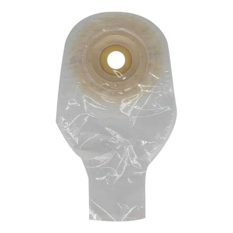 Safe n Simple™ Ostomy Pouch One-Piece System 12 Inch Length Convex, Pre-Cut 1 Inch Stoma Drainable (1243995_CS) 80/CS