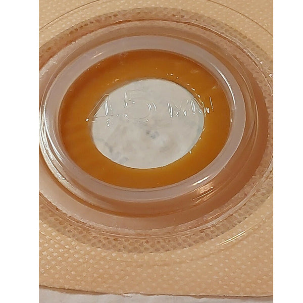 Sur-Fit Natura® Ostomy Barrier Precut, Standard Wear Stomahesive® Adhesive 45 mm Flange Sur-Fit® Natura® System Hydrocolloid 1-1/4 Inch Opening 4 X 4 Inch (365752_BX) 10/BX