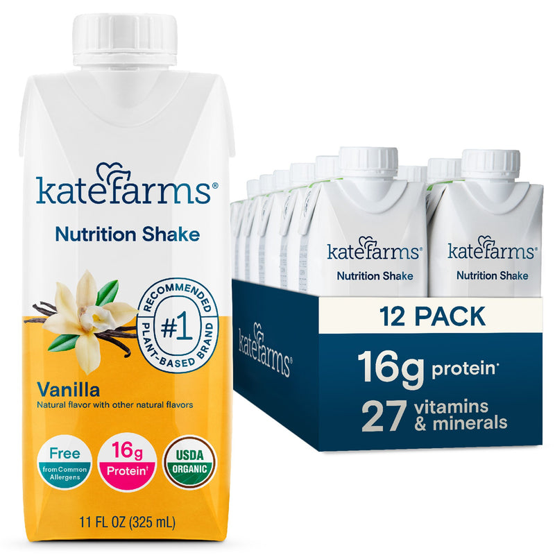 Kate Farms Nutrition Shake Oral Supplement Vanilla Flavor Liquid 11 oz. Carton (1170426_EA) 1/EA