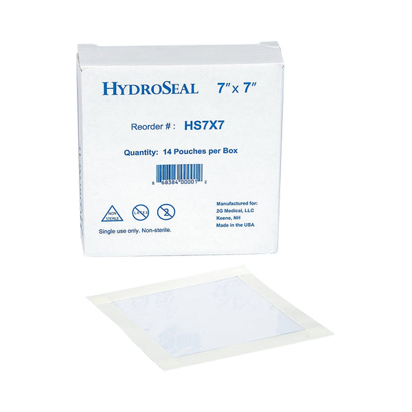 HydroSeal IV Site Barrier Protector 7 X 7 Inch Square NonSterile (1136591_BX) 14/BX