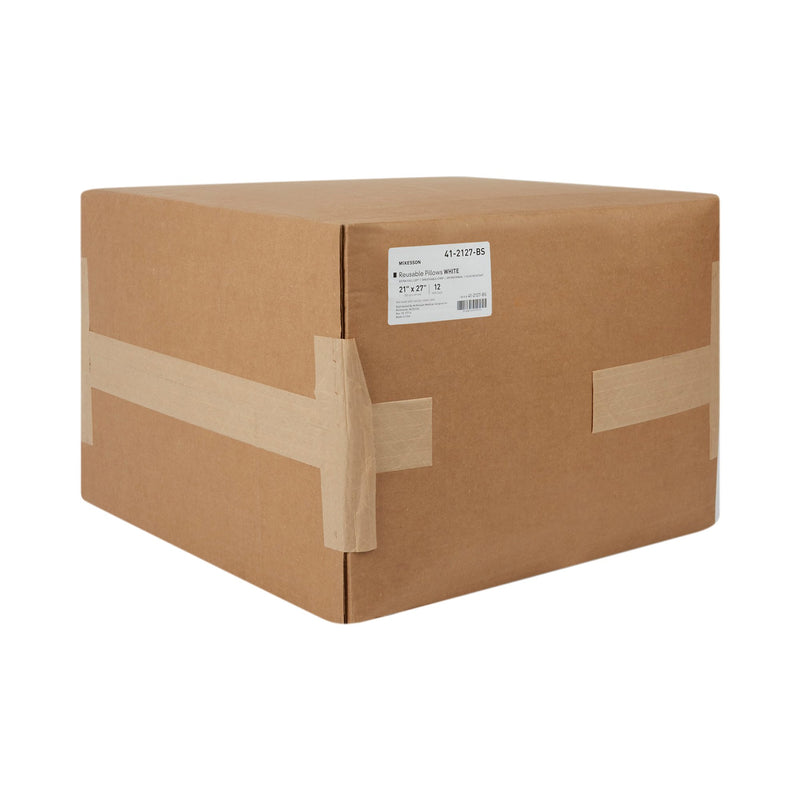 McKesson Bed Pillow 21 X 27 Inch White Reusable (939587_EA) 1/EA