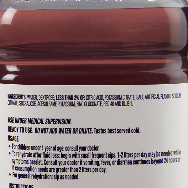 Pedialyte® Classic Oral Electrolyte Solution Grape Flavor 33.8 oz. Electrolyte (366834_EA) 1/EA