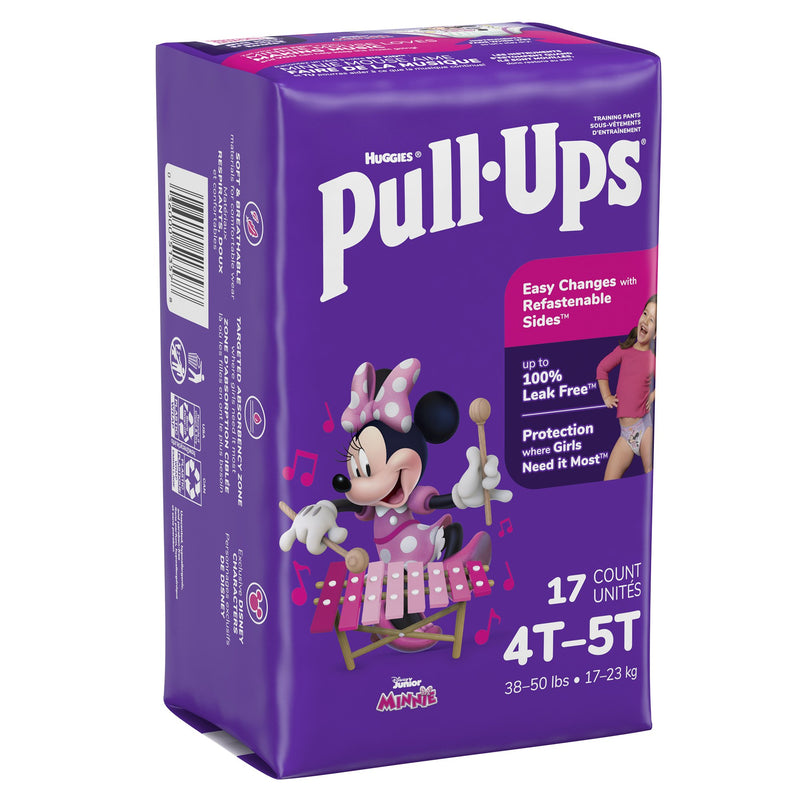 Pull-Ups® Female Toddler Training Pants Size 4T to 5T Disposable Moderate Absorbency (1160321_CS) 68/CS