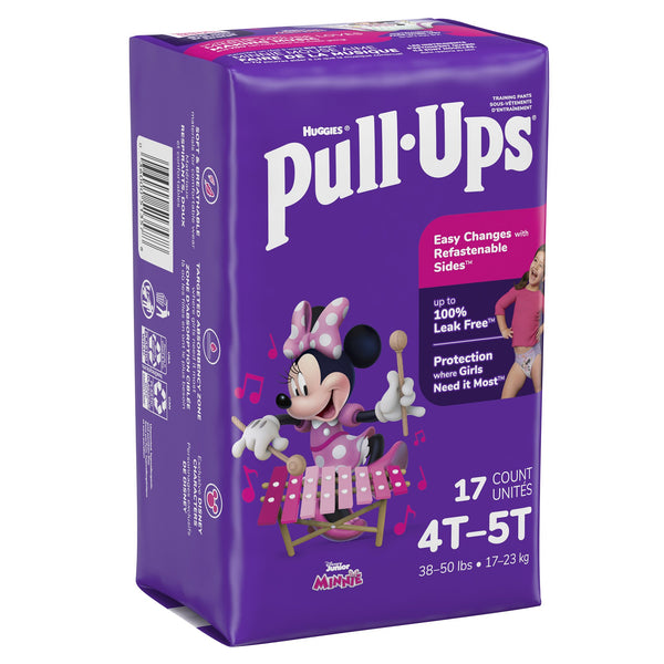 Pull-Ups® Female Toddler Training Pants Size 4T to 5T Disposable Moderate Absorbency (1160321_PK) 17/PK