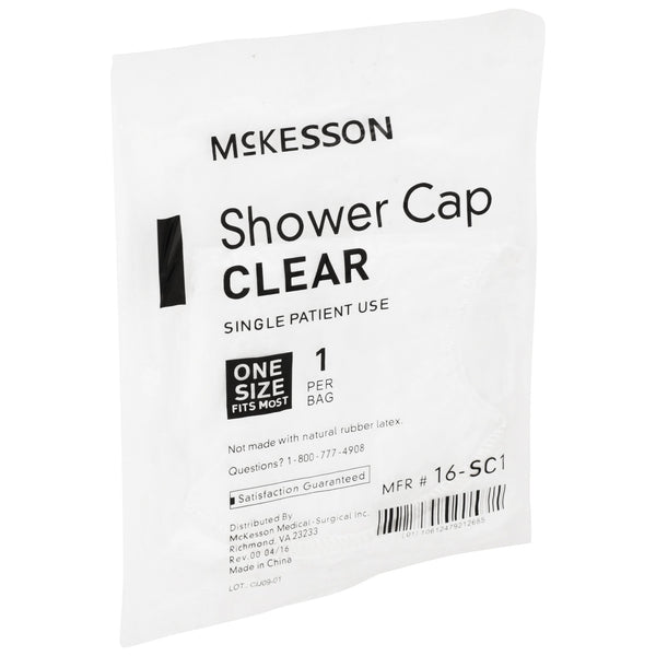 McKesson Shower Cap One Size Fits Most Clear (477081_BX) 200/BX