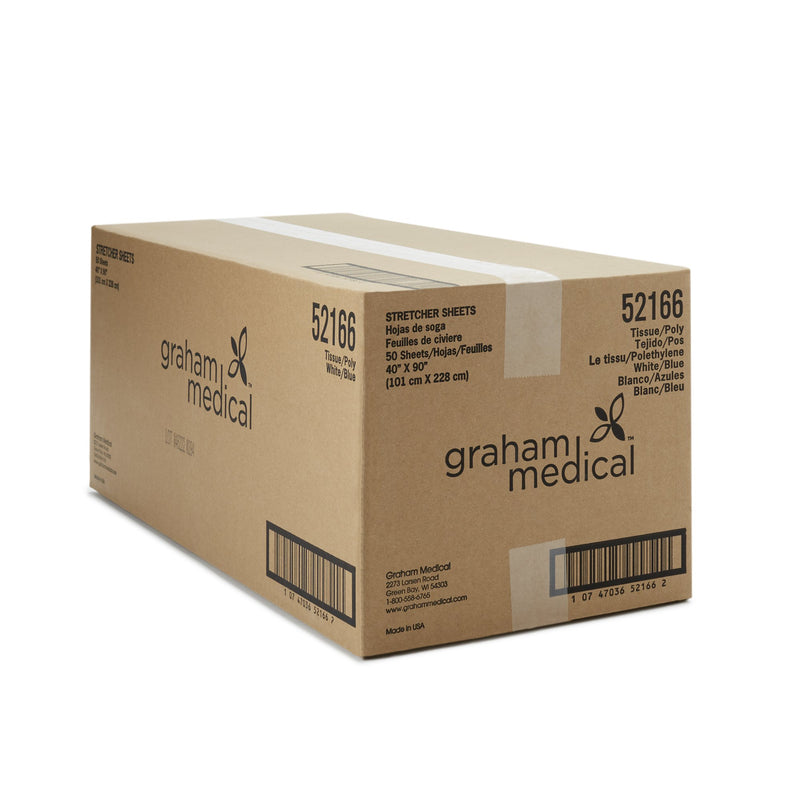Graham Medical Products General Purpose Drape Exam Drape 40 X 90 Inch NonSterile (865510_CS) 50/CS