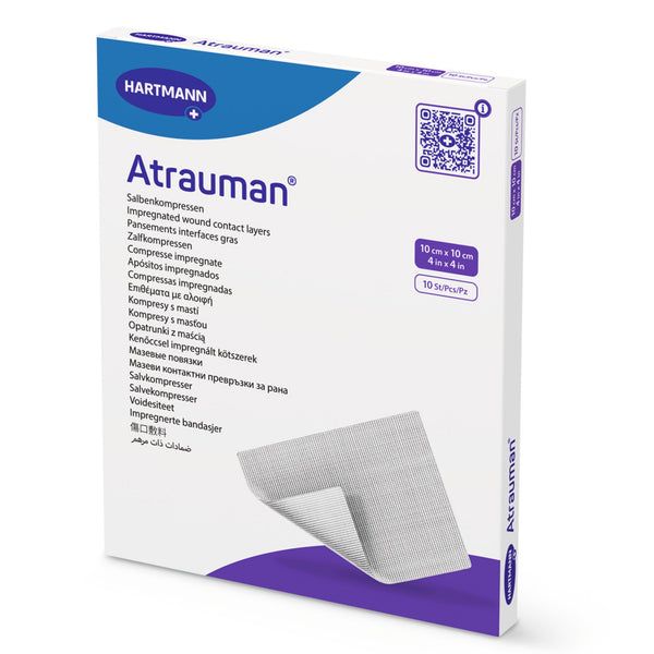 Atrauman® Impregnated Contact Layer Dressing 4 X 4 Inch Sterile (1161221_BX) 10/BX