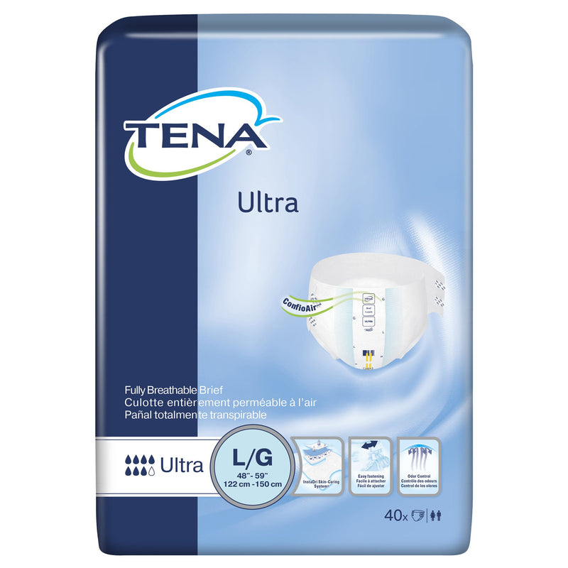 TENA® Ultra Unisex Adult Incontinence Brief Large Disposable Heavy Absorbency (580352_BG) 1/BG