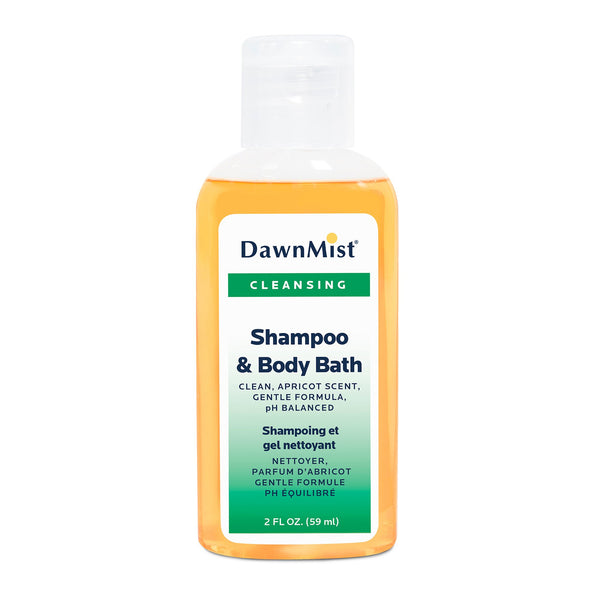 DawnMist® Shampoo and Body Wash 2 oz. Flip Top Bottle Apricot Scent (327503_EA) 1/EA