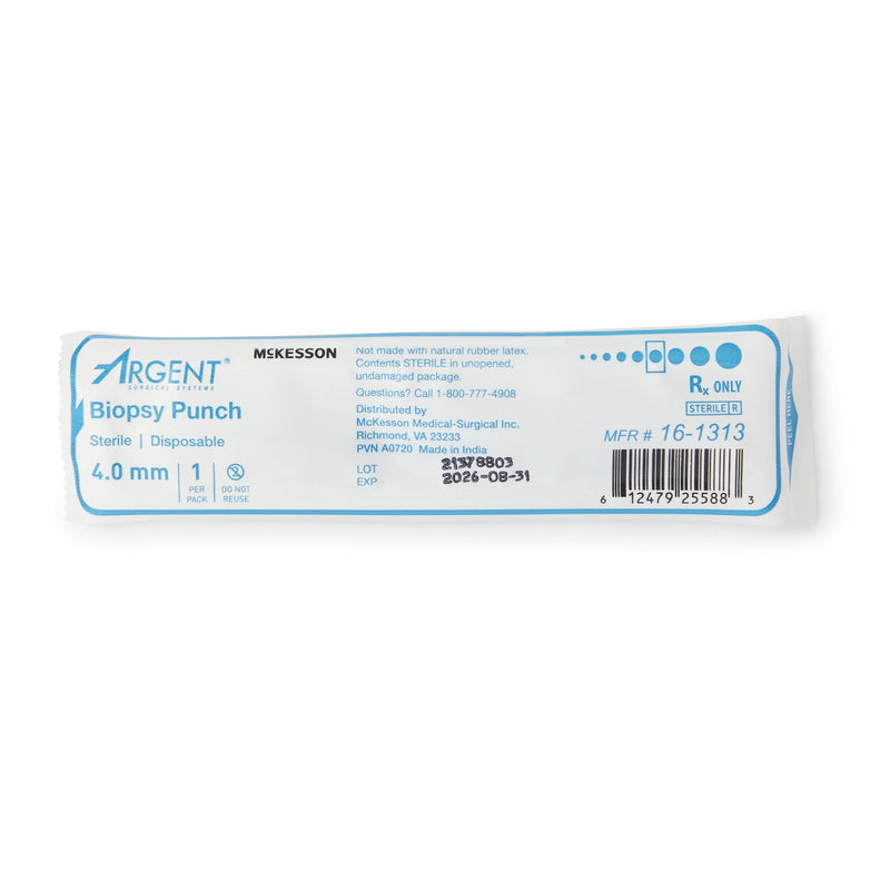 McKesson Argent™ Biopsy Punch Dermal 4 mm (1175174_BX) 25/BX