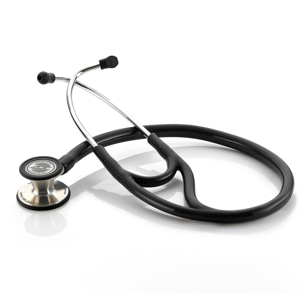 Adscope® 601 Cardiology Stethoscope Black 1-Tube 19 Inch Tube Convertible Chestpiece (406198_EA) 1/EA