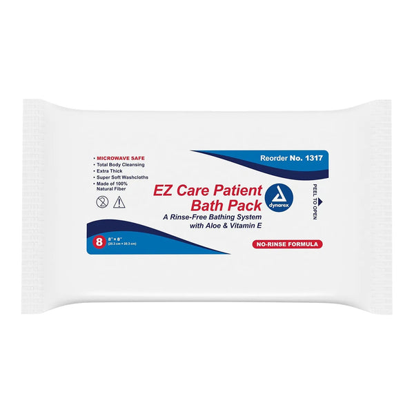 Ez Care™ Rinse-Free Bath Wipe Soft Pack Scented 8 Count (1116296_PK) 8/PK