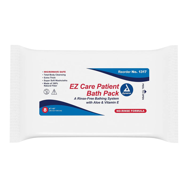 Ez Care™ Rinse-Free Bath Wipe Soft Pack Scented 8 Count (1116296_PK) 8/PK