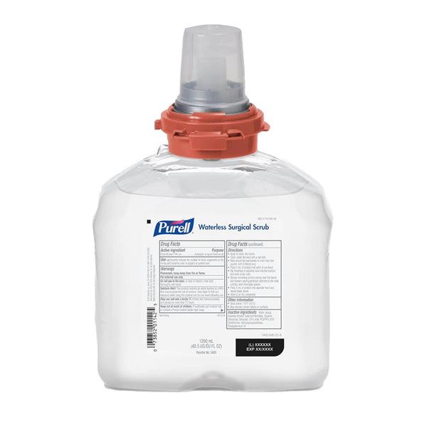 Purell® Waterless Surgical Scrub 1,200 mL Dispenser Refill Bottle 70% Strength Ethyl Alcohol NonSterile (566854_CS) 4/CS