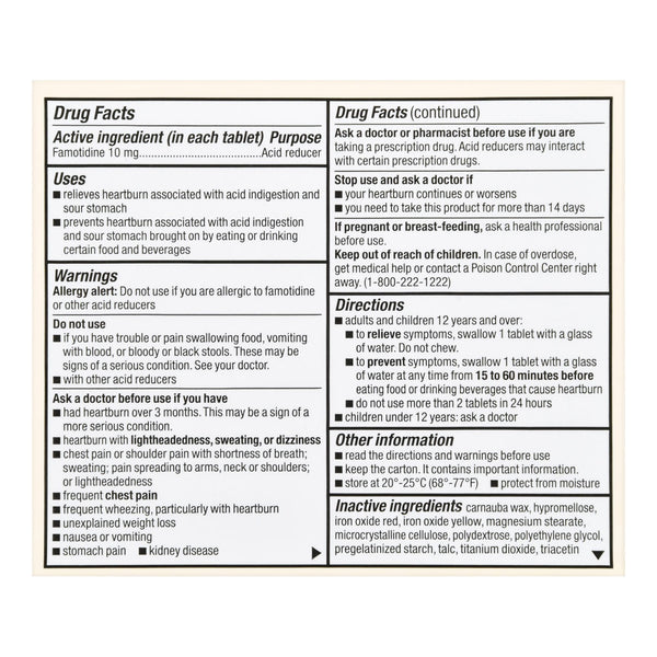 Foster & Thrive™ Antacid 10 mg Strength Tablet 30 per Box (1238997_BX) 30/BX