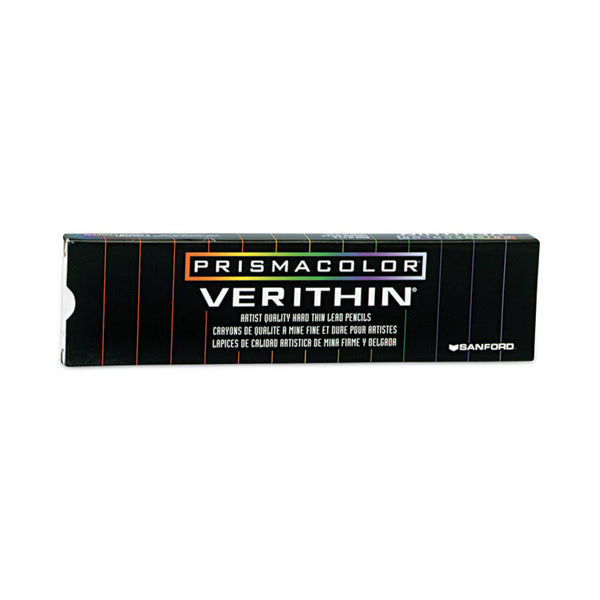 Prismacolor® Verithin Dual-Ended Two-Color Pencils, 2 mm, Blue/Red Lead, Blue/Red Barrel, Dozen (SAN02456) 1 Dozen