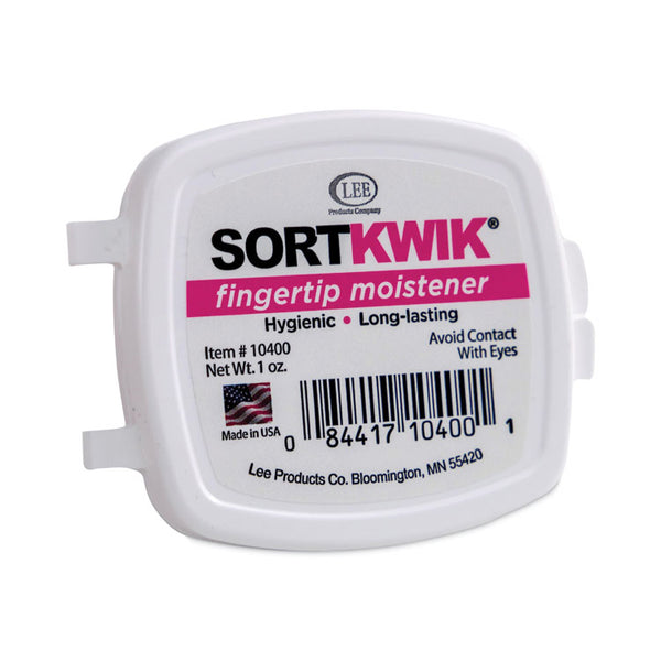 LEE Sortkwik Fingertip Moisteners, 1 oz, Pink (LEE10400) Each