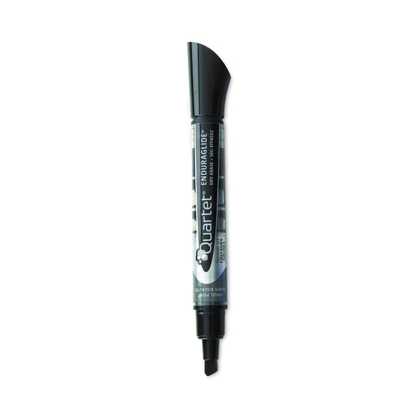 Quartet® EnduraGlide Dry Erase Marker, Broad Chisel Tip, Black, Dozen (QRT50012M)