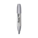 Sharpie® Metallic Chisel Tip Permanent Marker, Medium Chisel Tip, Silver, Dozen (SAN2089638) 1 Dozen